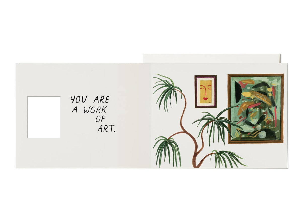 Work of Art love greeting card | Red Cap Cards