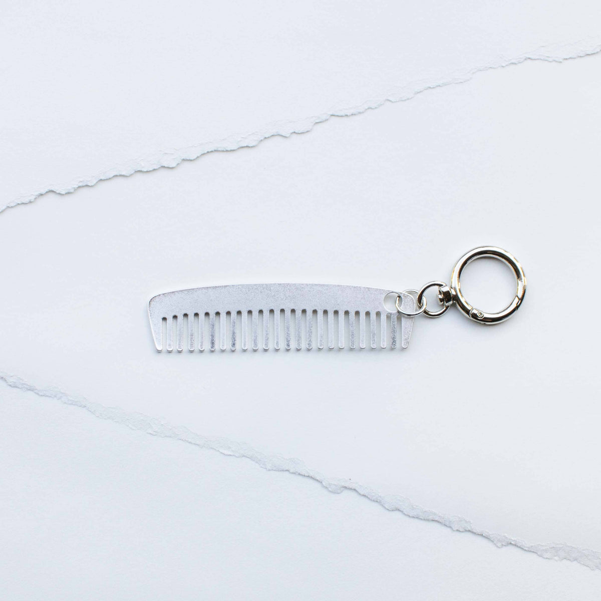 Tiepology | Metal Mini Comb Keychain Bag Charm