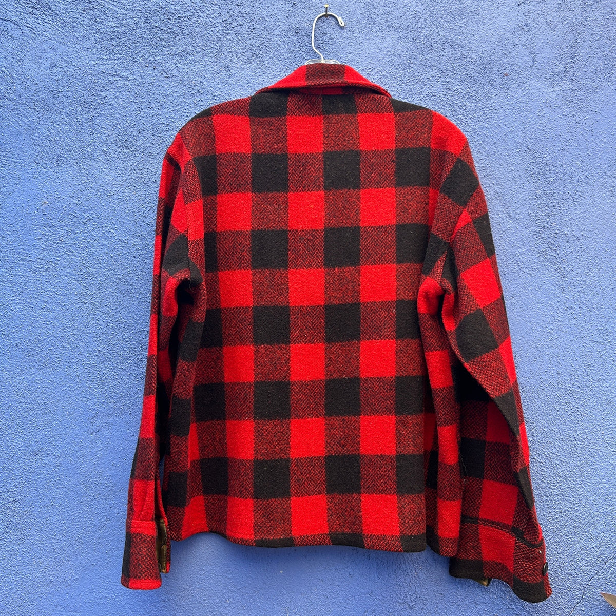 vintage spaide wool lumberjack plaid shacket