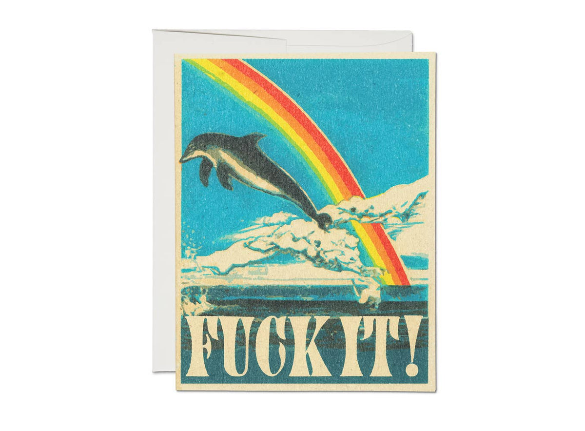 Dolphin encouragement | Red Cap Cards