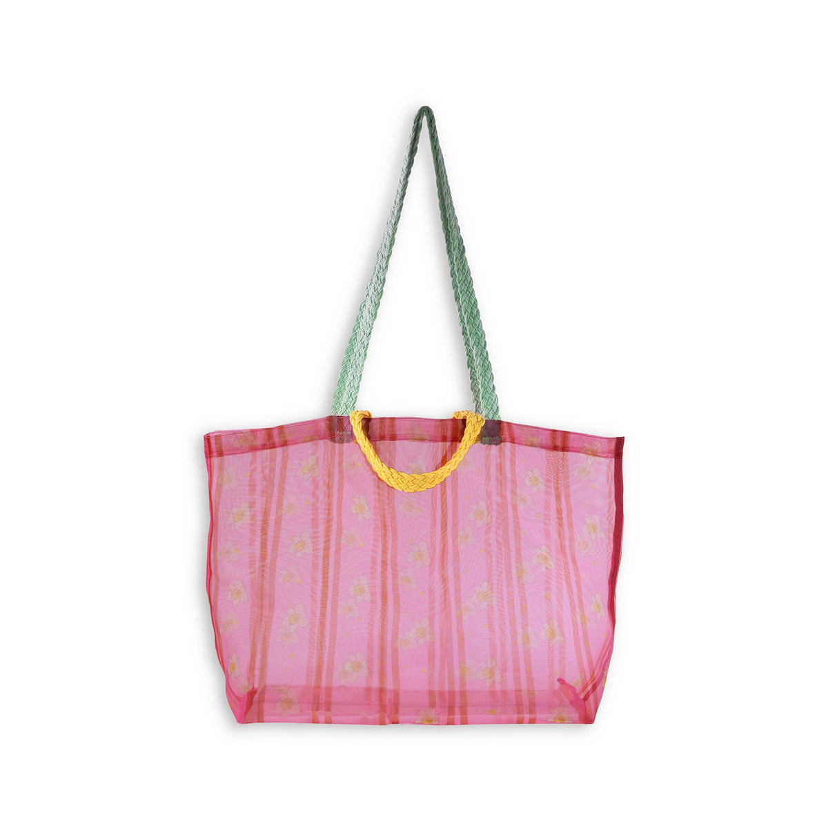 Mesh Market Bag, Floral Stripe | Ban.do