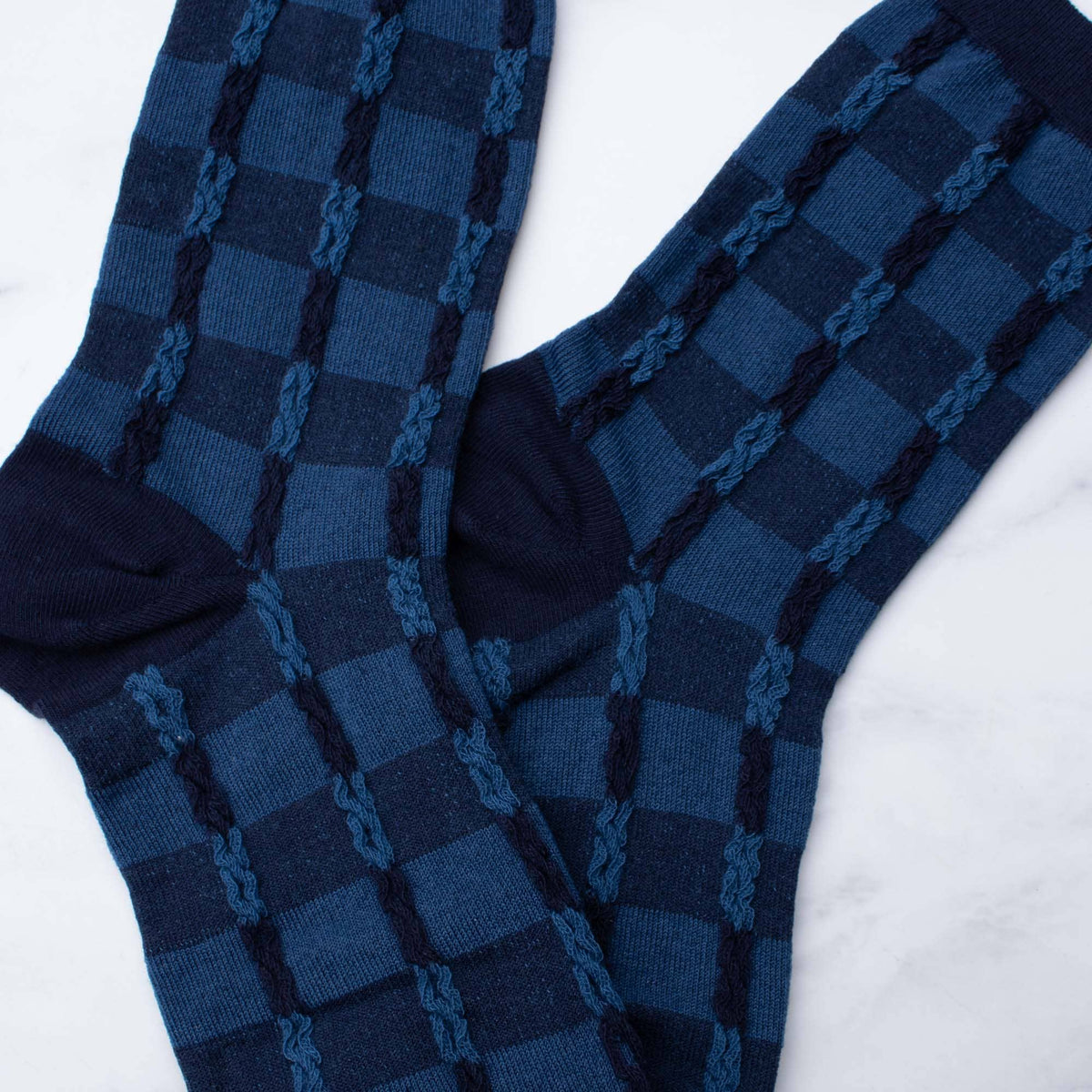 Tiepology | Vintage Checkerboard Twist Socks
