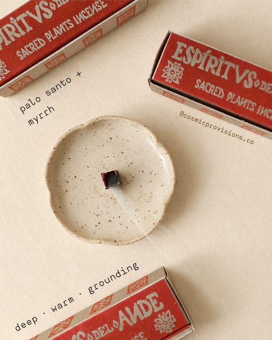 Myrrh + Palo Santo Incense Bars  RED— Espíritus del Ande | Cosmic Provisions
