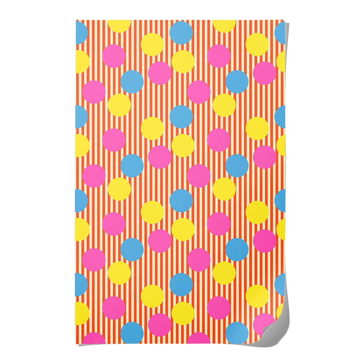 Red Cap Cards | Polka Dots wrapping paper (single sheets)