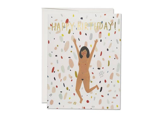 Birthday Suit birthday | Red Cap Cards