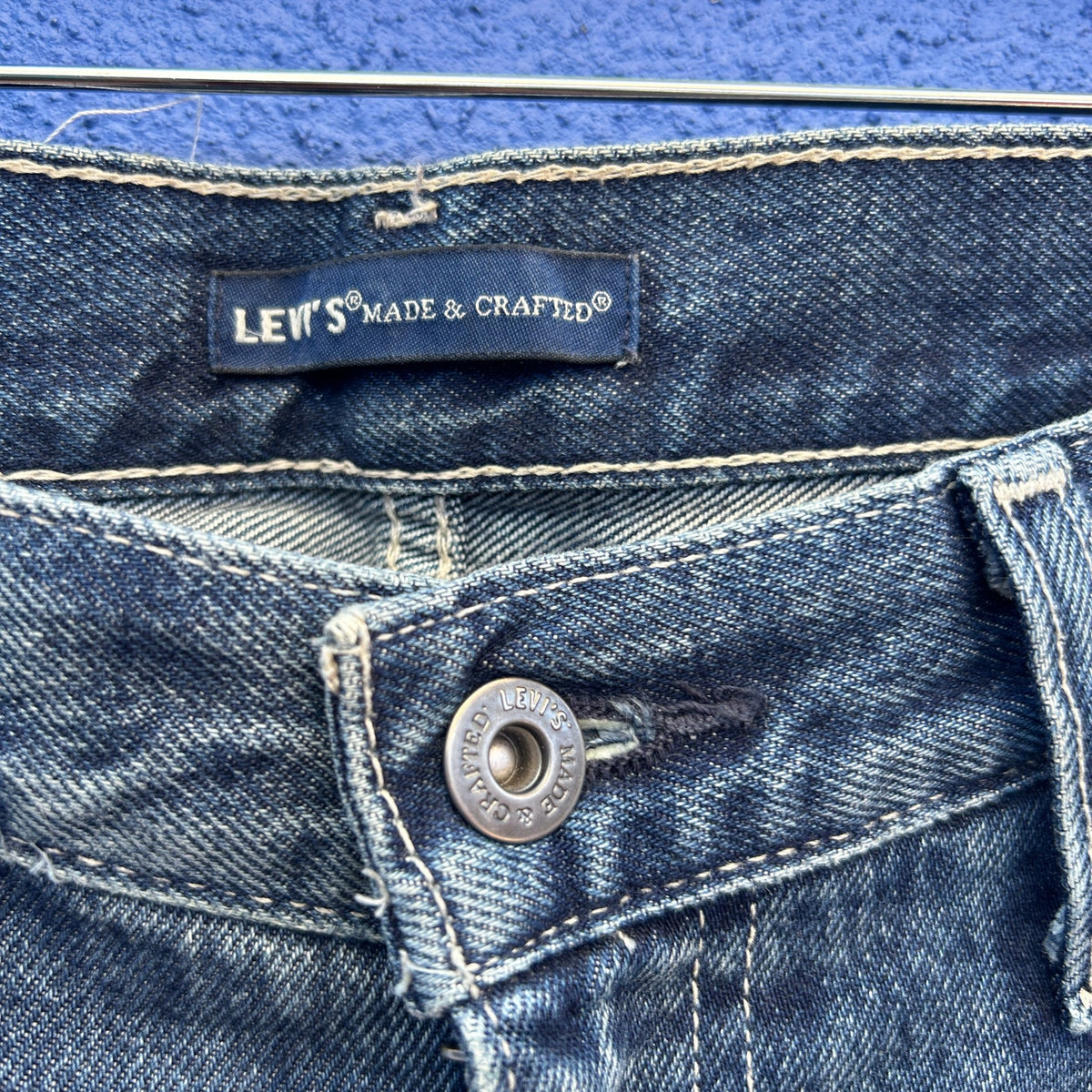 Levi’s black label column pant hemmed