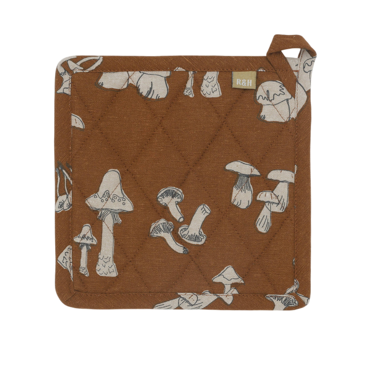 Rust Mushroom Pot Holder Trivet | Raine & Humble