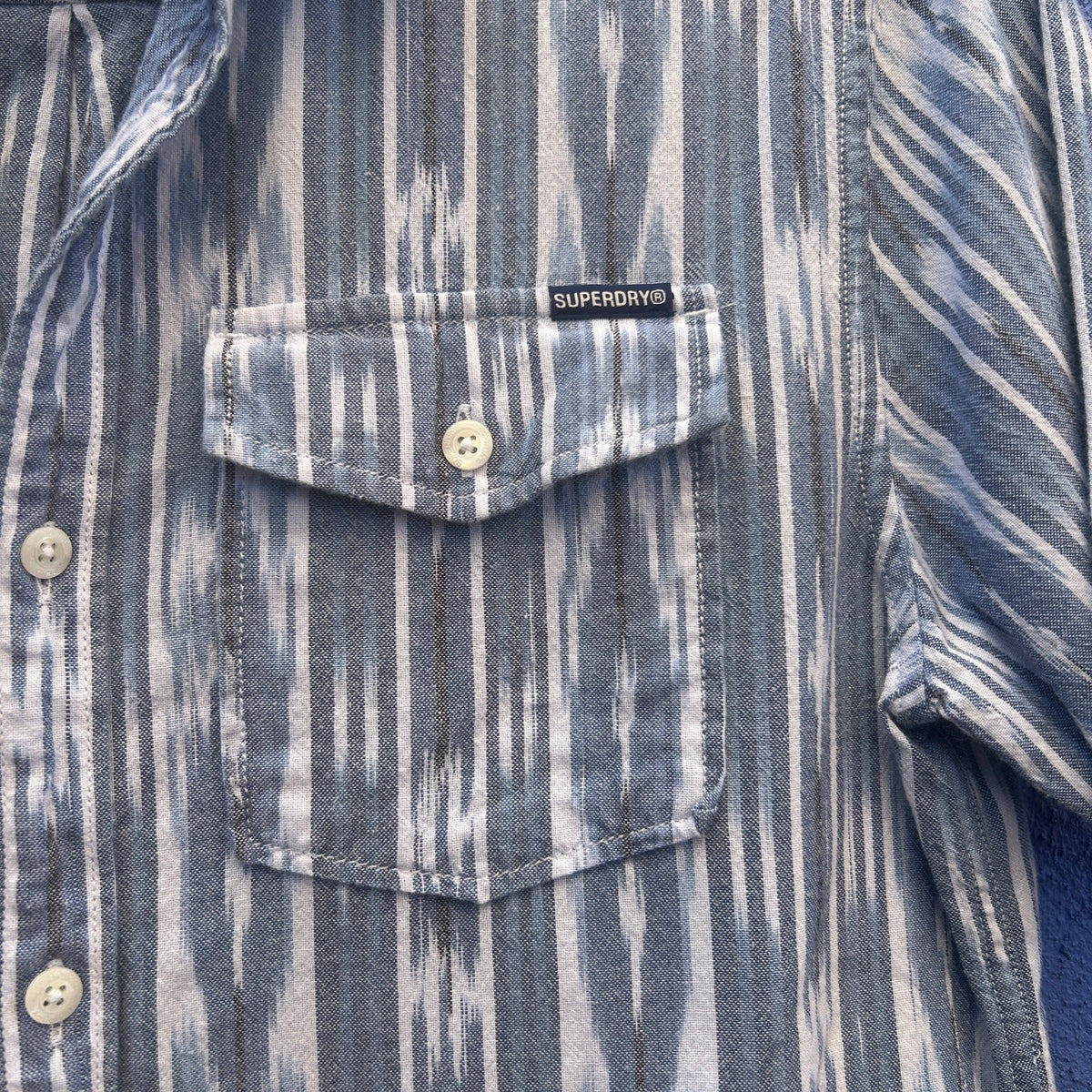 superdry ikat button up shirt