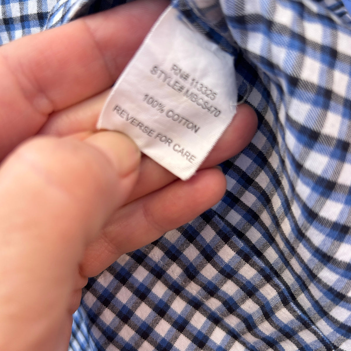 hyden yoo men's plaid cotton button up