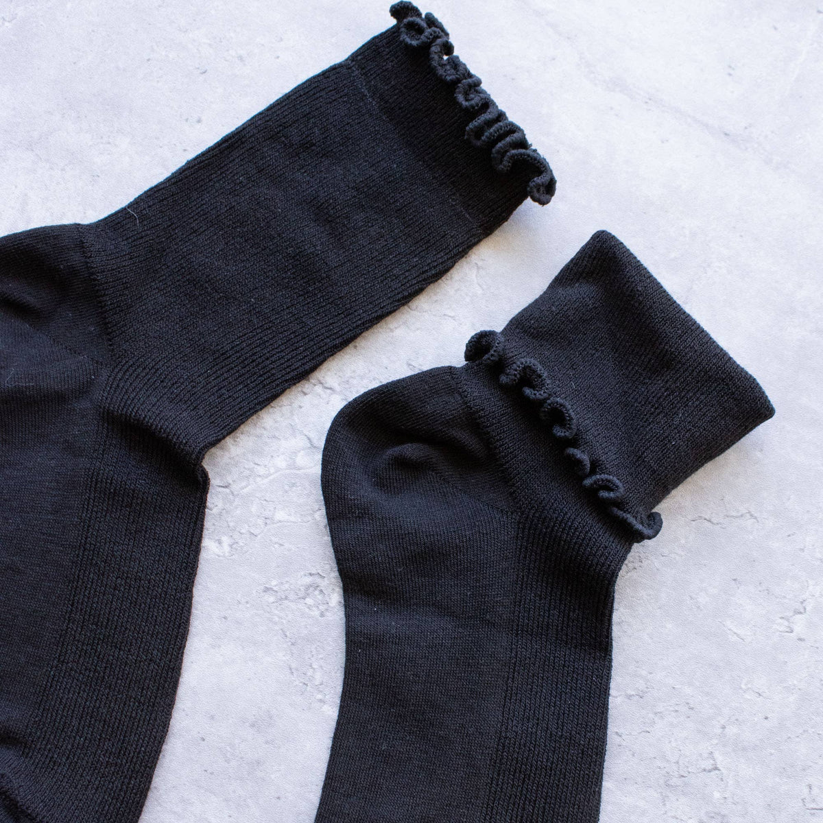 Wednesday Ruffle Socks - Tiepology