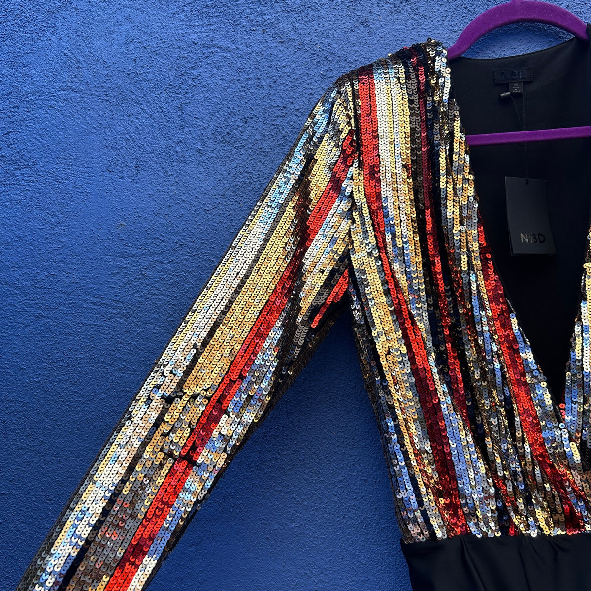 NBD sloane sequin body suit - NWT