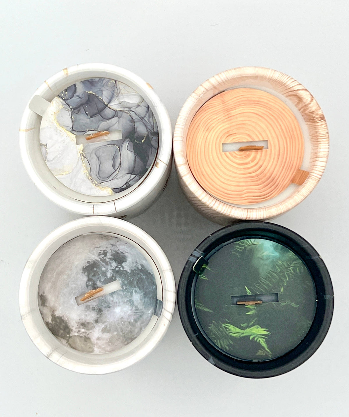Biophilia: Wood/Ceramic Hinoki Scented Candle | The Sacred Wild Candle Co