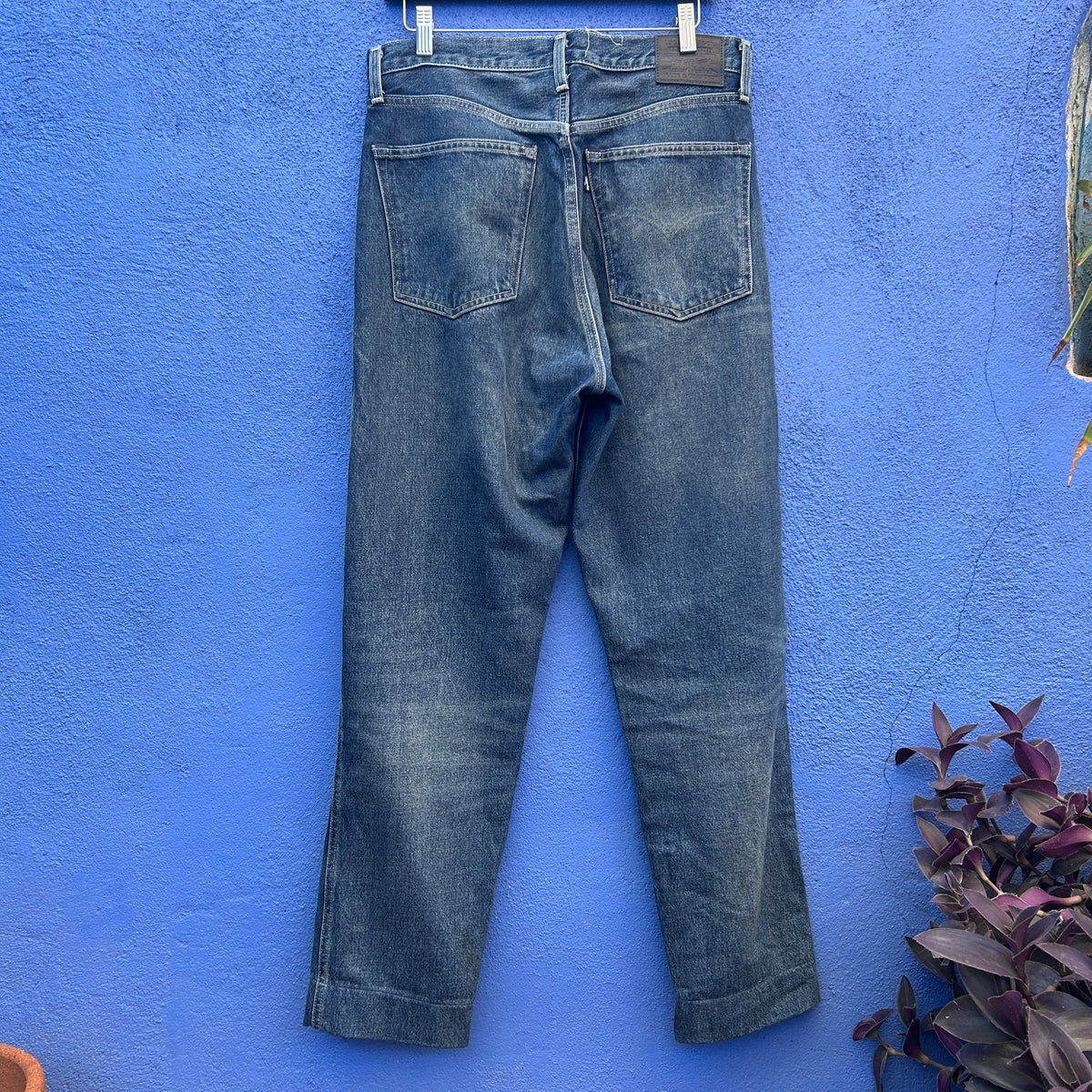 Levi’s black label column pant hemmed