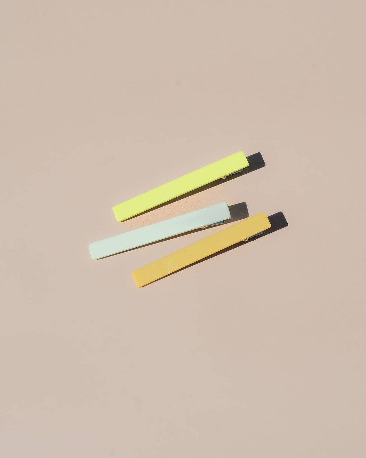 Evie Metal Acetate Hair Clips | Set of 3 | Zest Color