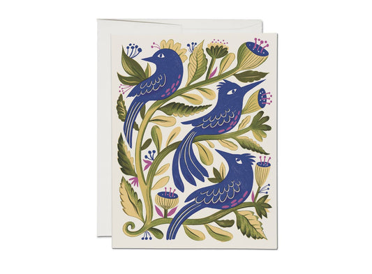 Purple Birds everyday | Red Cap Cards