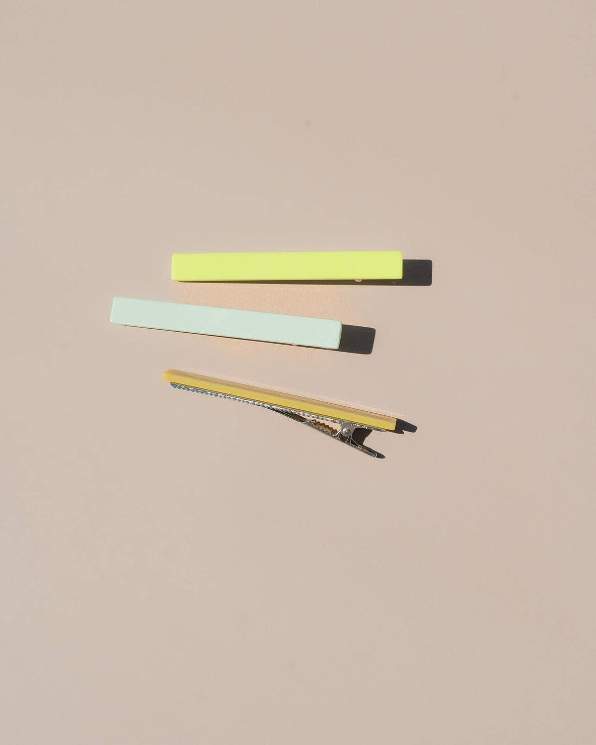 Evie Metal Acetate Hair Clips | Set of 3 | Zest Color