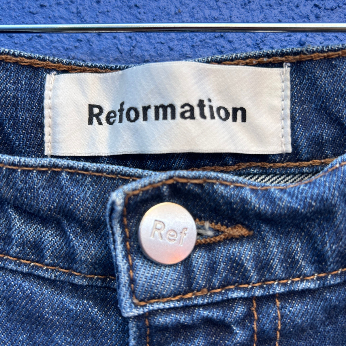 reformation julia high cigarette jean
