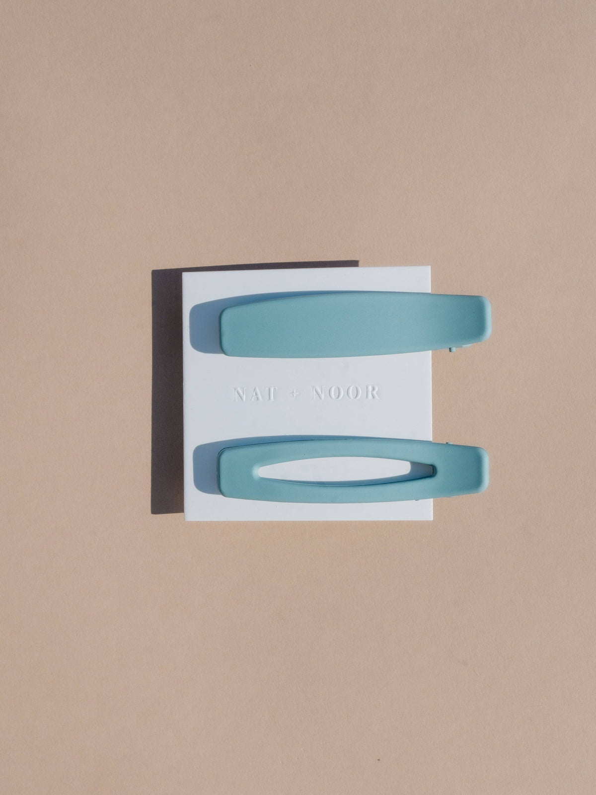 Lani | Alligator Hair Clips | Dusty Blue | NAT + NOOR