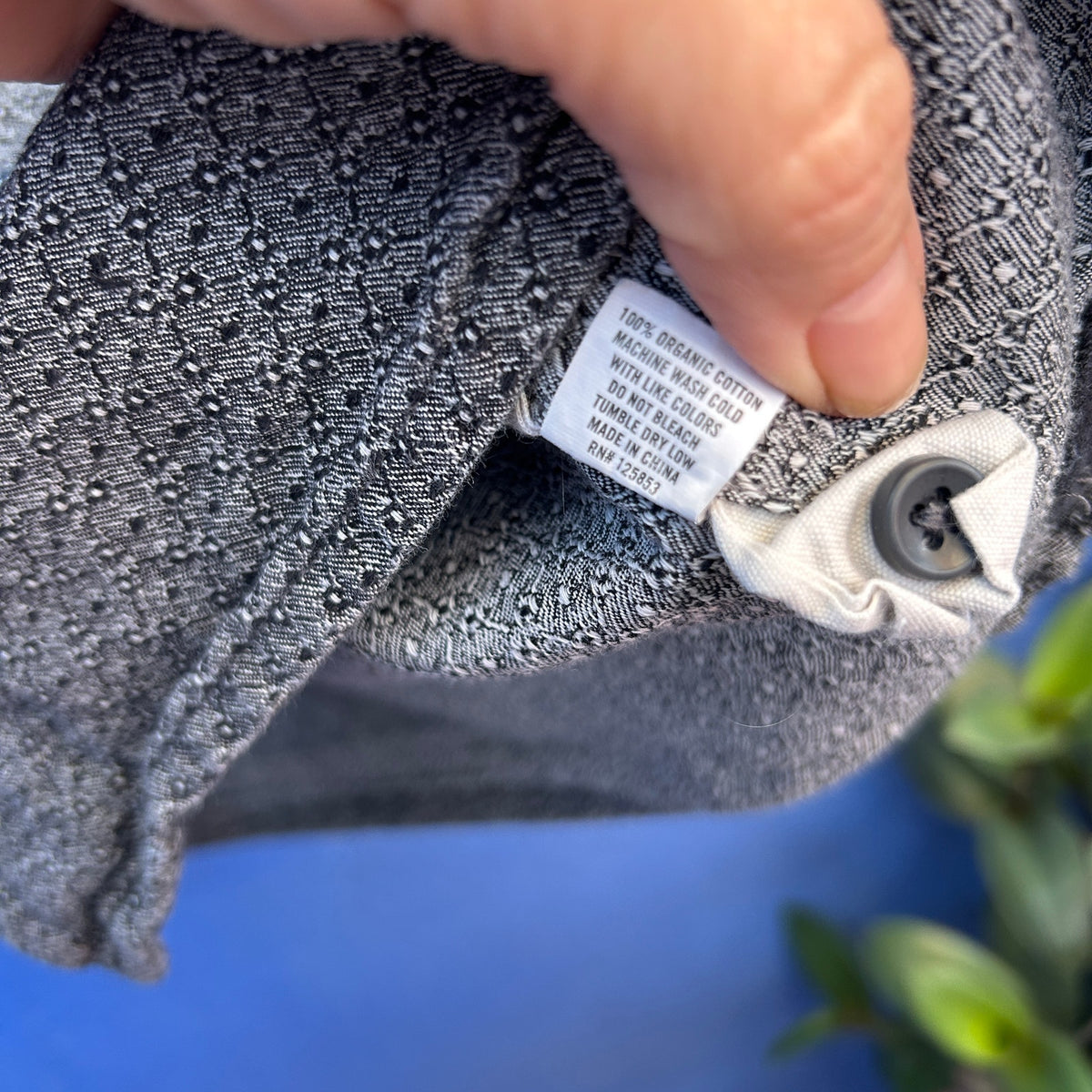 taylor stitch gray button up