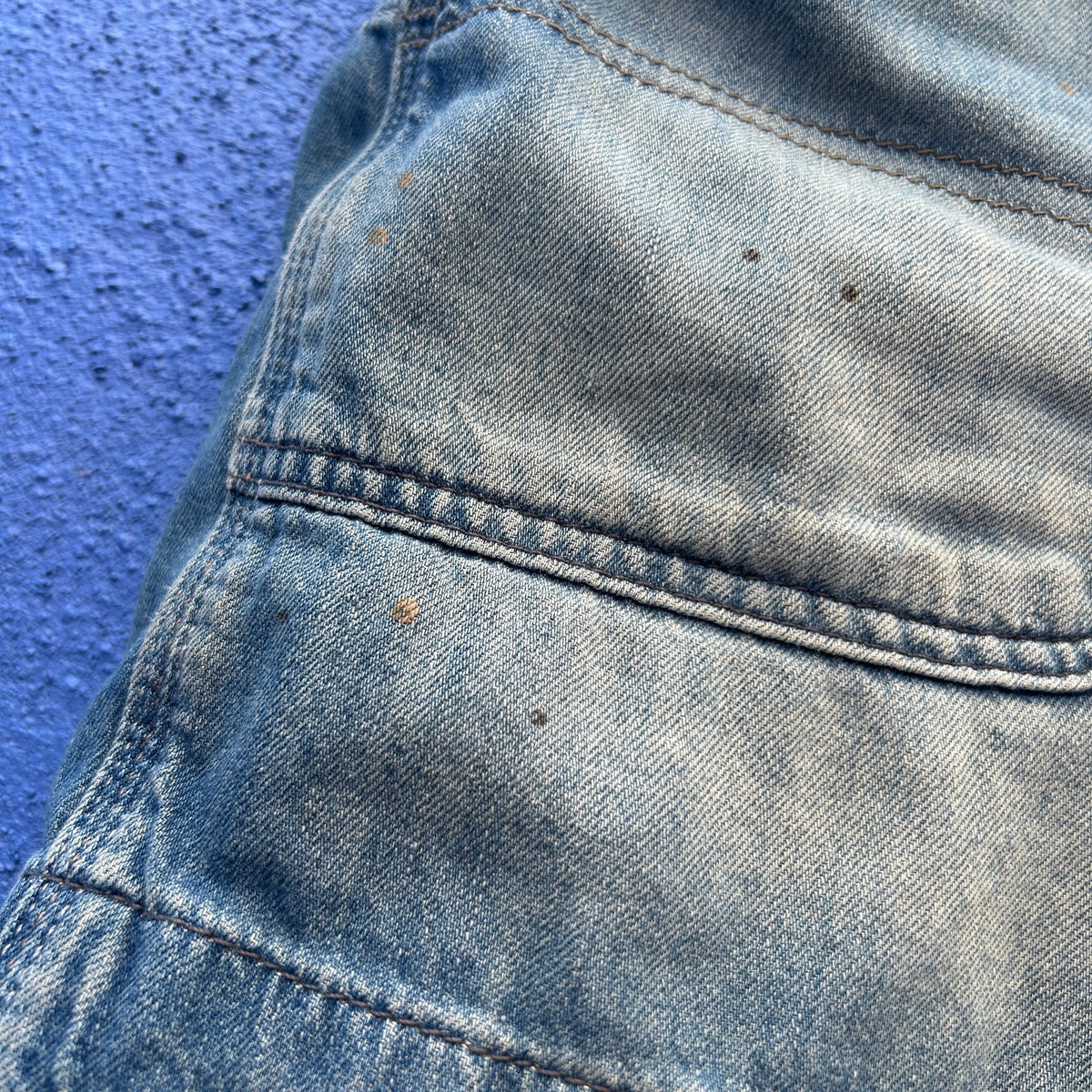 we the free distressed denim short