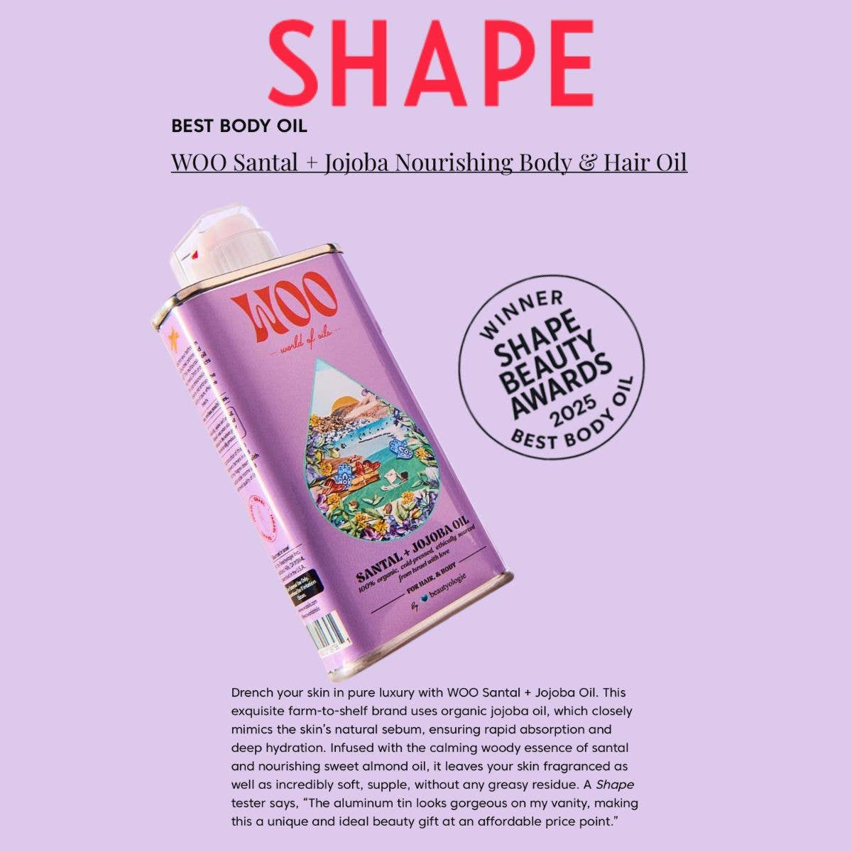 Santal + Jojoba Oil - WOO™