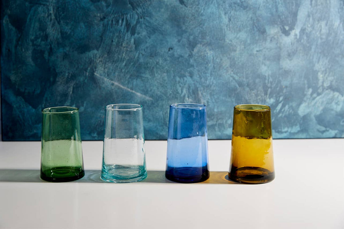 Clear Cone Moroccan Glassware Large | Verve Culture