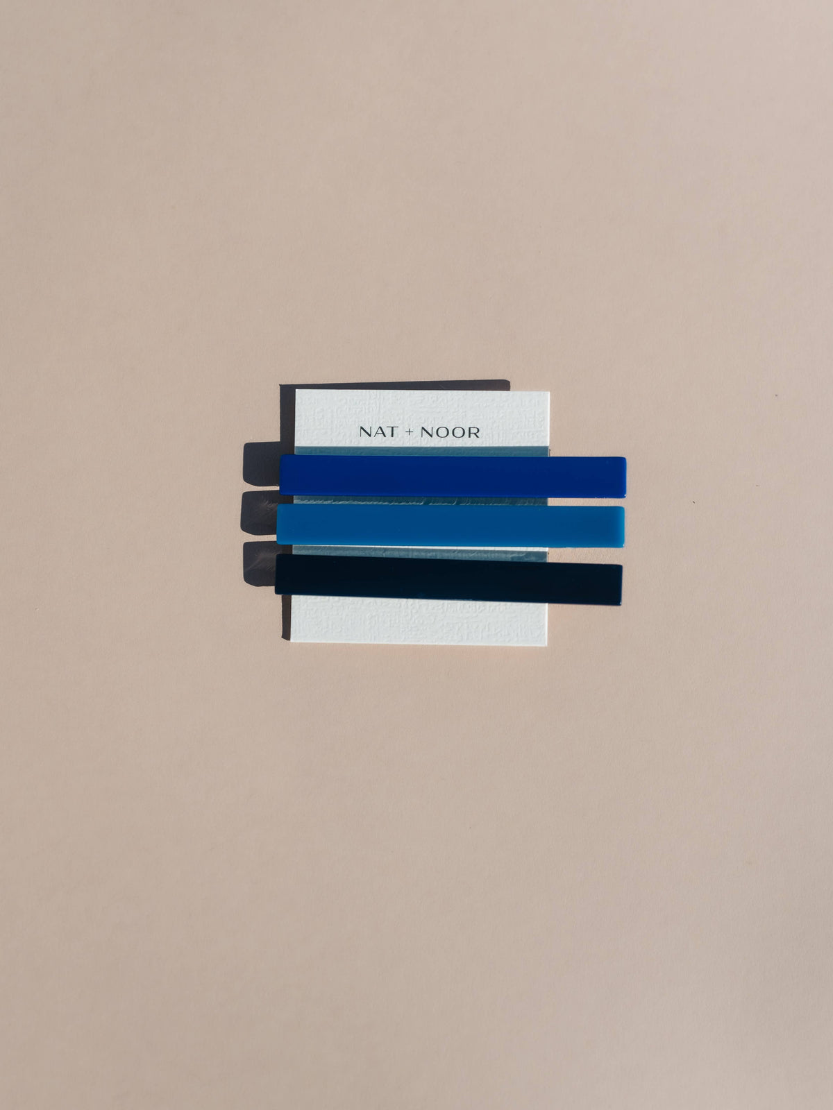 Evie | Alligator Hair Clips | Blue Tones | NAT + NOOR