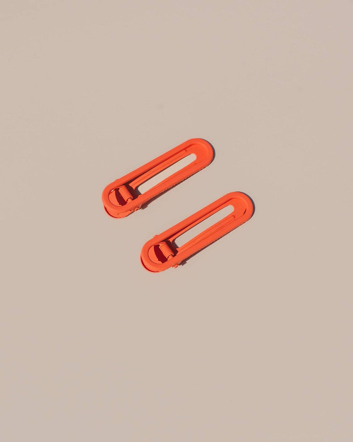 Rio Metal Hair Clips | Set of Two | Heirloom Tomato