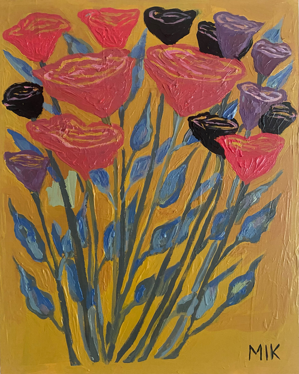 “YELLOW FLORALS ”- MIKKI ITZIGSOHN