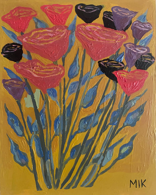 “YELLOW FLORALS ”- MIKKI ITZIGSOHN