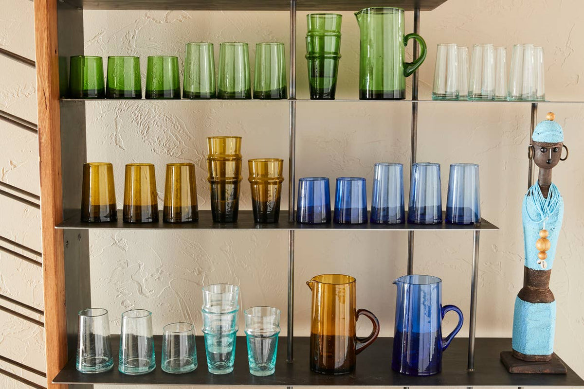 Clear Cone Moroccan Glassware Large | Verve Culture