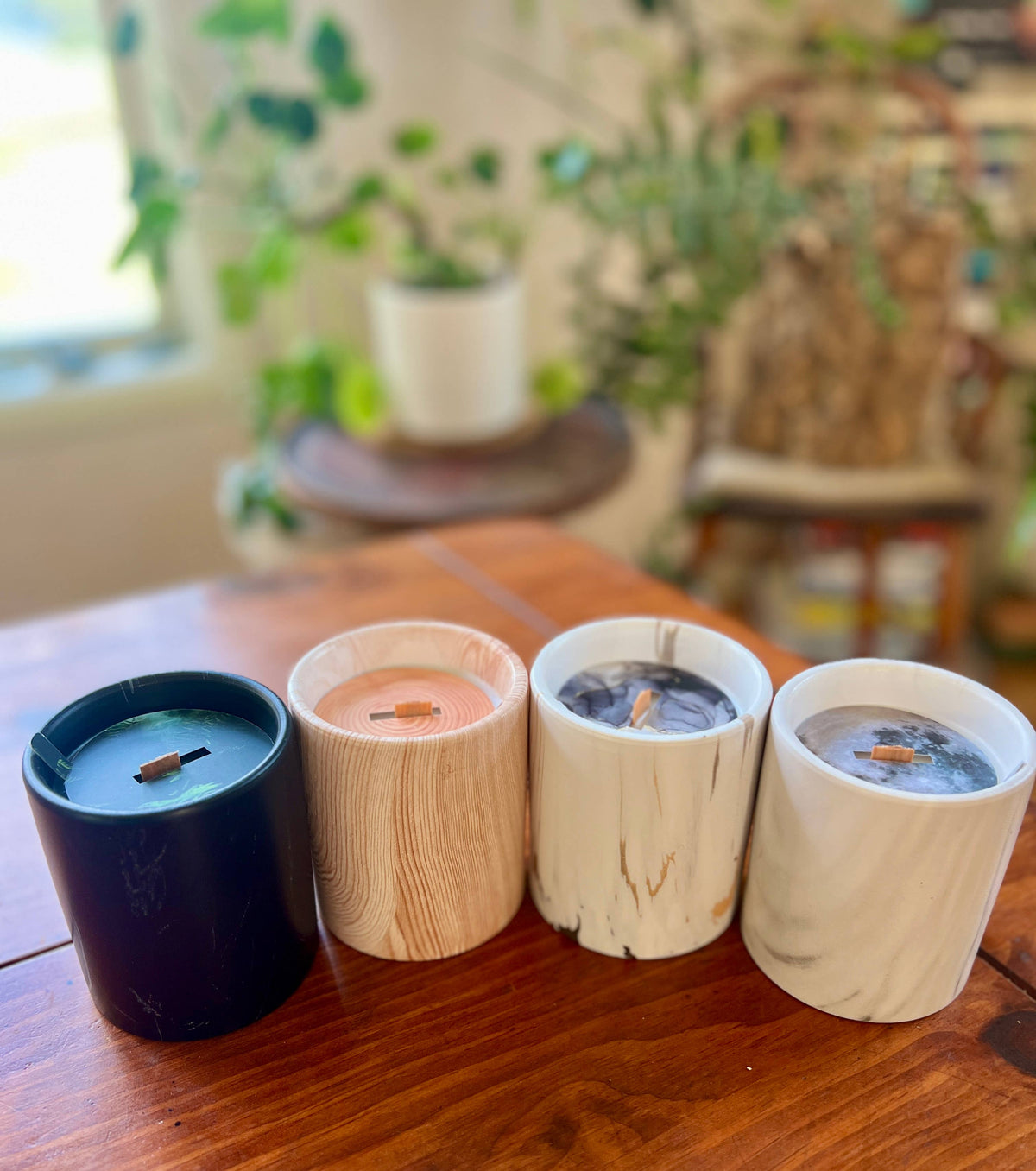 Biophilia: Black Marble /Ceramic Forest Floor Scented Candle | The Sacred Wild Candle Co