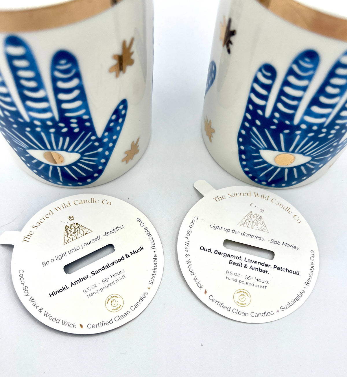 Hamsa Candle | The Sacred Wild Candle Co