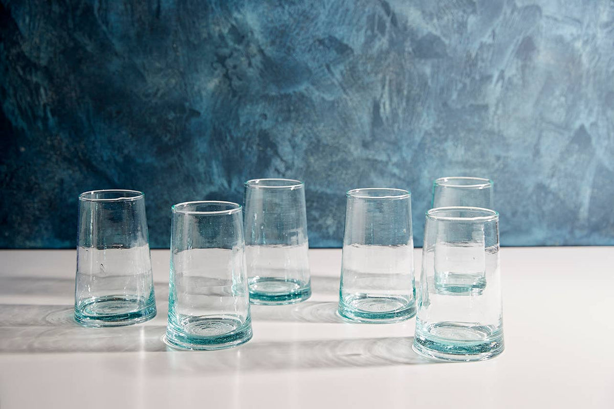 Clear Cone Moroccan Glassware Large | Verve Culture