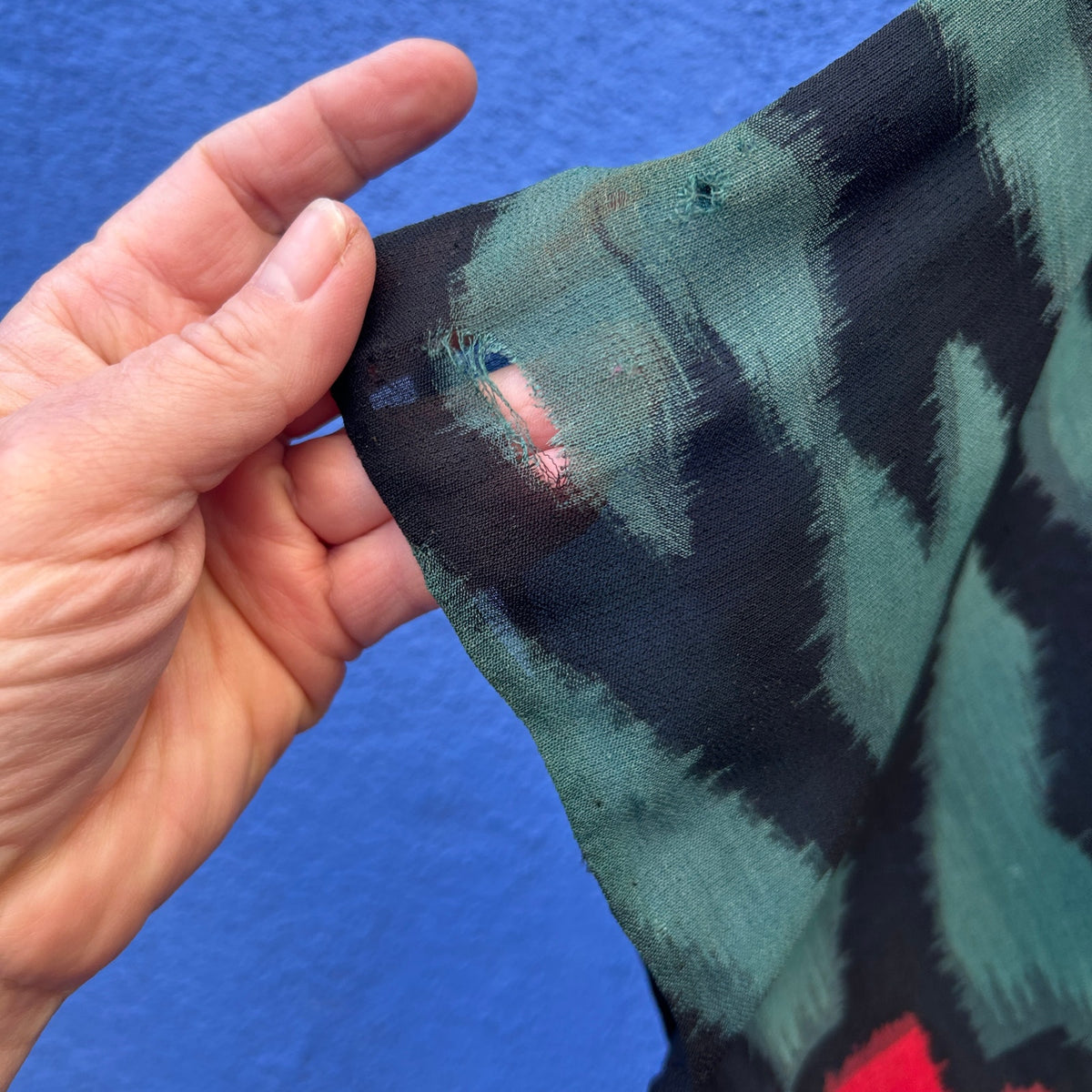 vintage antique handmade raw silk kimono robe
