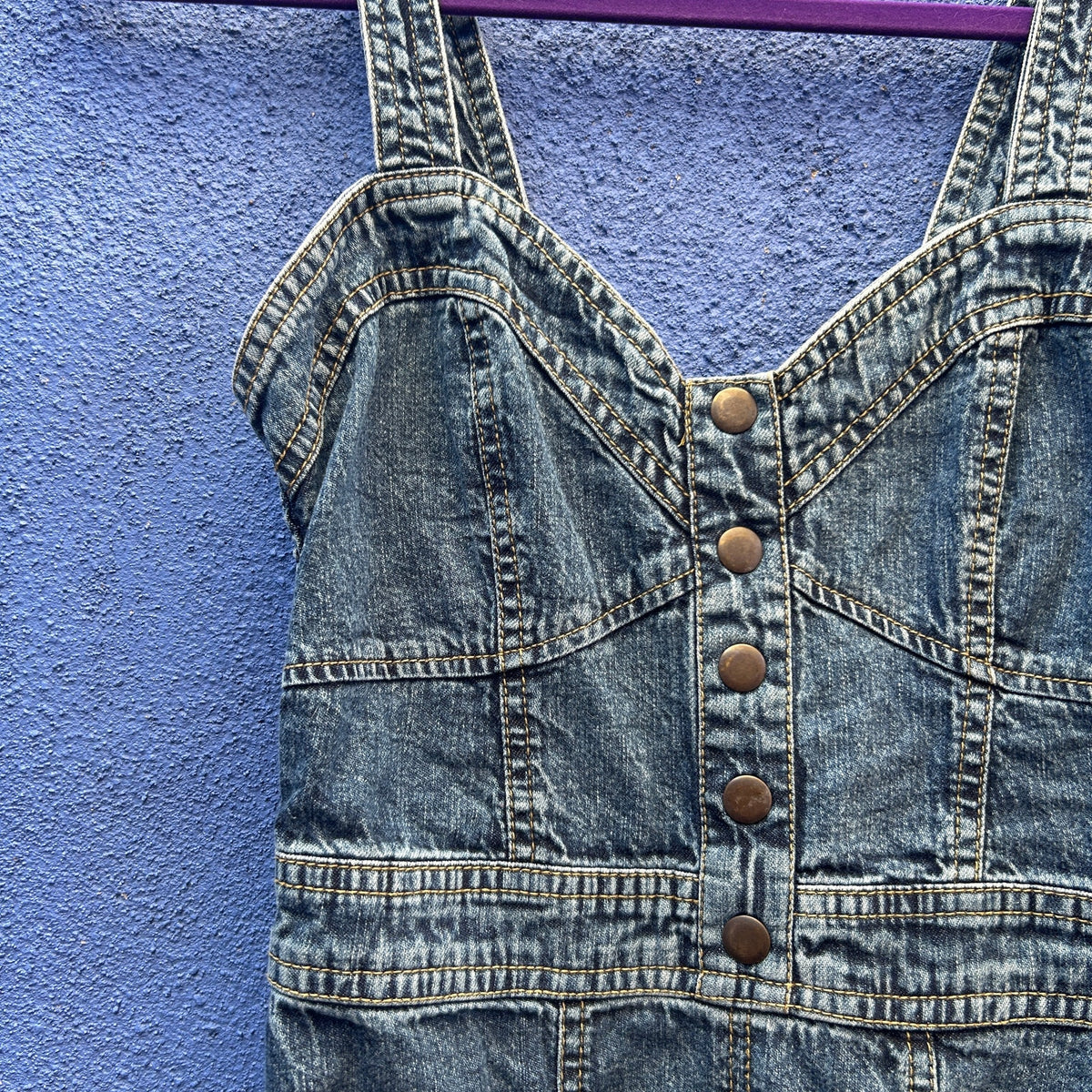 japna denim tank dress