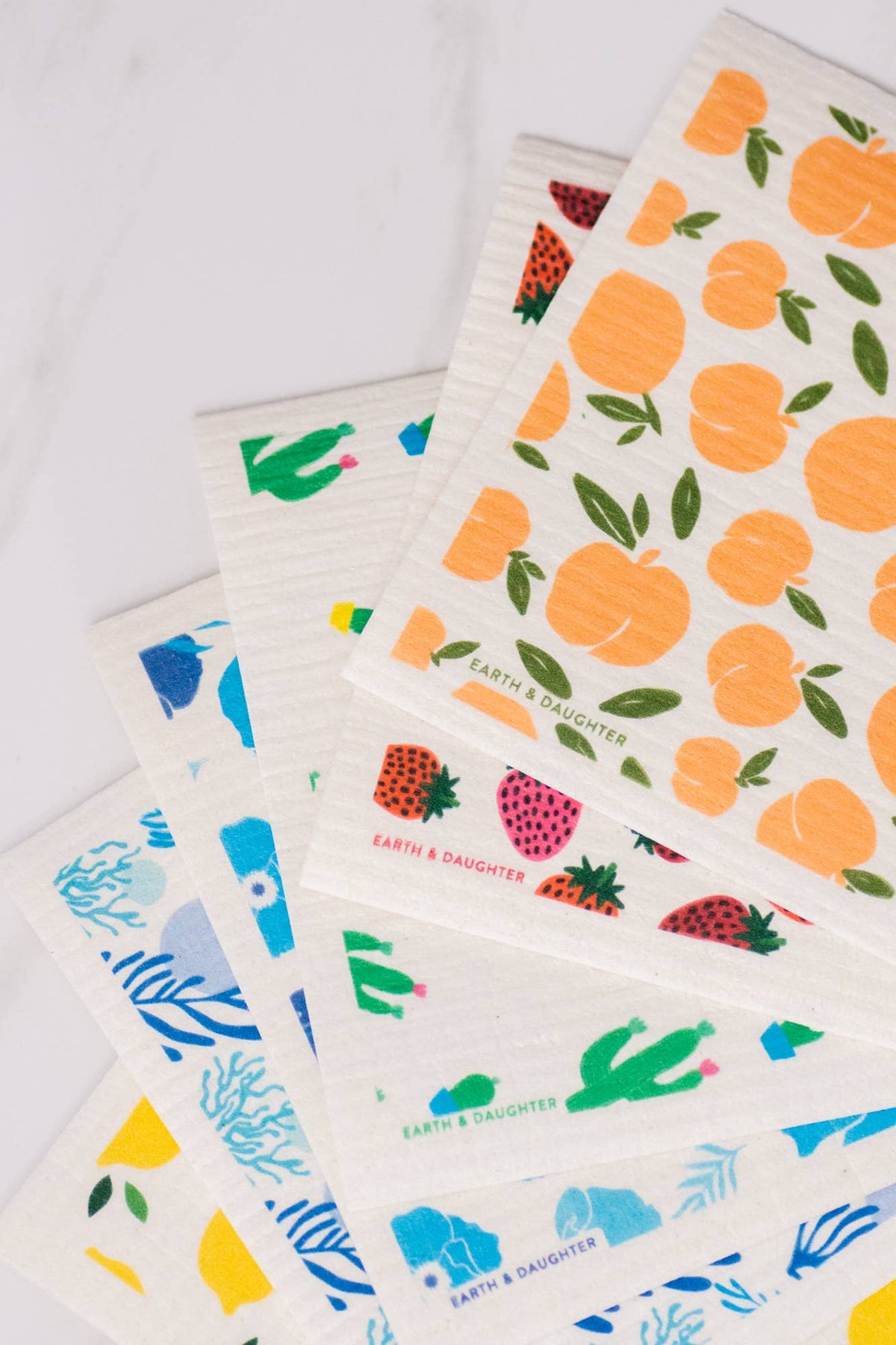 WASHCLOUD® BLUE SHROOM™ Swedish Dish Cloth - No Tox Life
