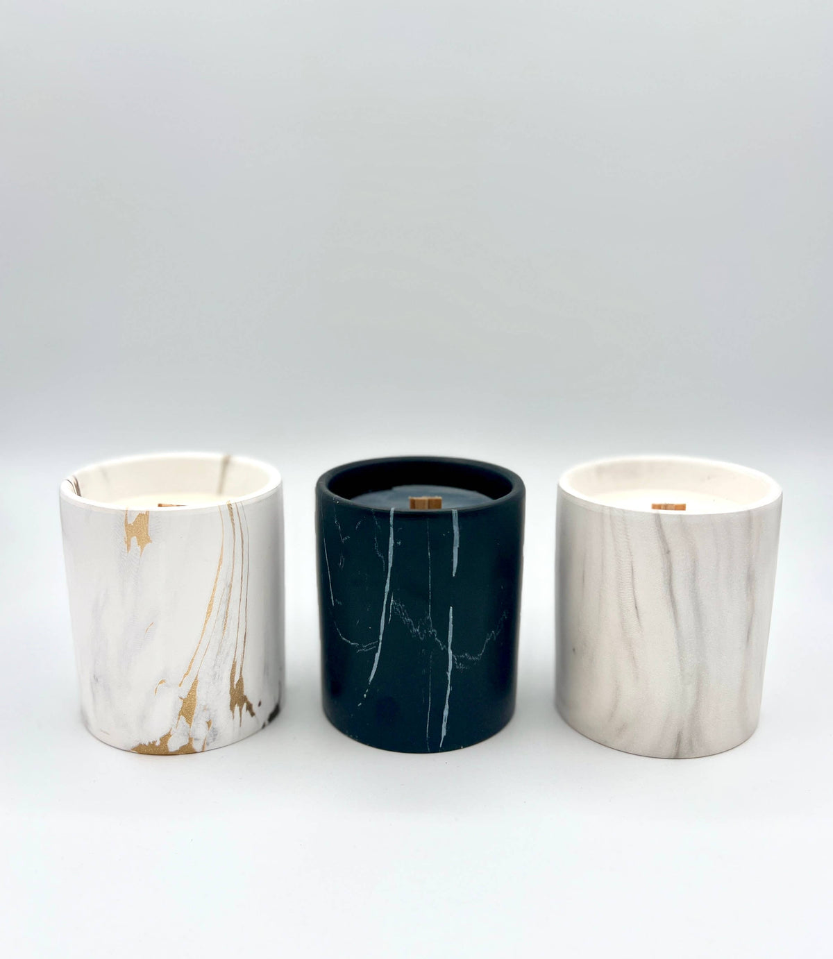 Biophilia: Black Marble /Ceramic Forest Floor Scented Candle | The Sacred Wild Candle Co