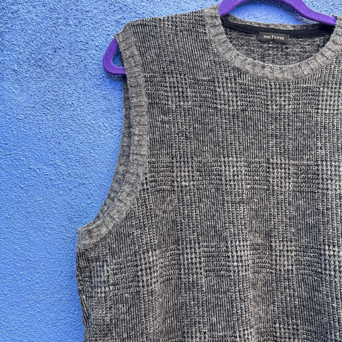 phil petter alpaca merino blend sweater vest