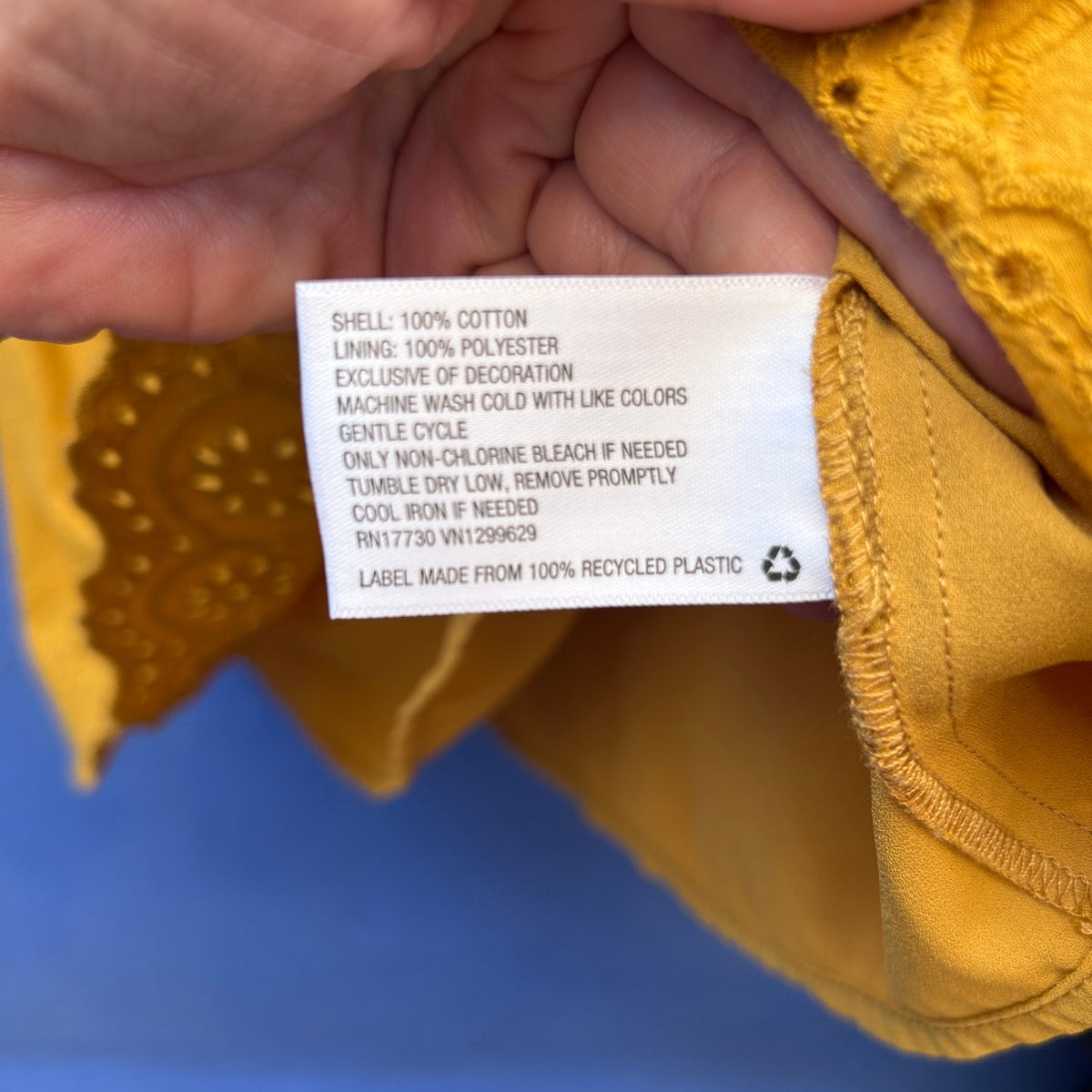 knox rose mustard cotton sweet little dress