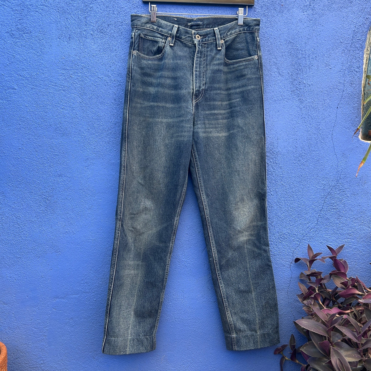 Levi’s black label column pant hemmed