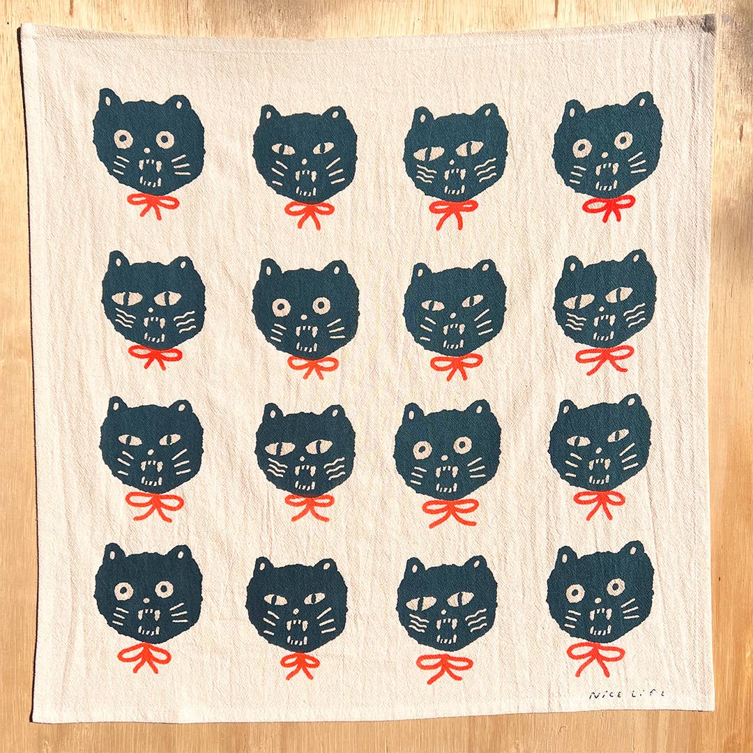 BAD CATS tea towel | Nice life