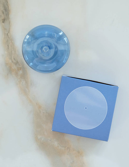BOTANICA | Glass Bubble Incense Holder - Blue Moon