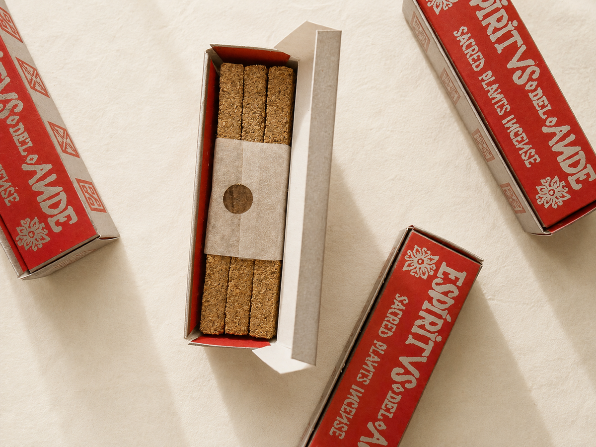 Myrrh + Palo Santo Incense Bars  RED— Espíritus del Ande | Cosmic Provisions