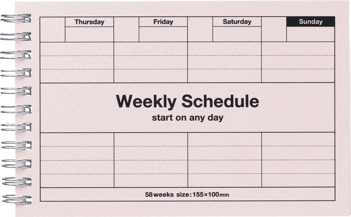 Mark's INC | Dayfree Weekly Schedule