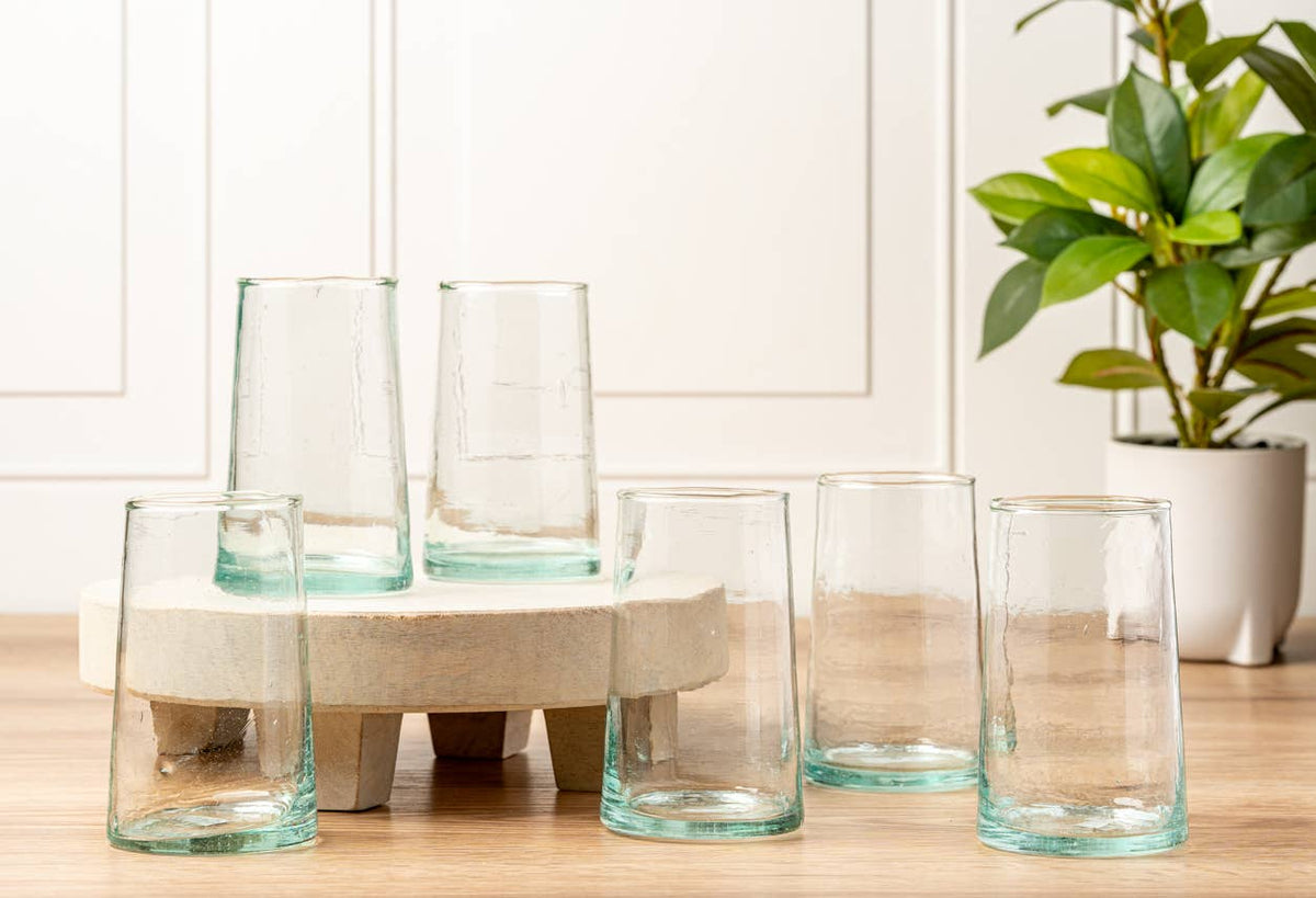 Clear Cone Moroccan Glassware Large | Verve Culture