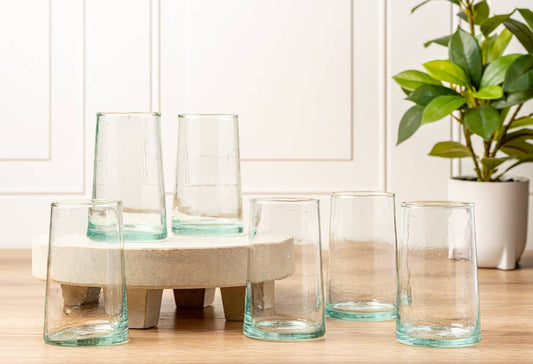 Clear Cone Moroccan Glassware Large | Verve Culture