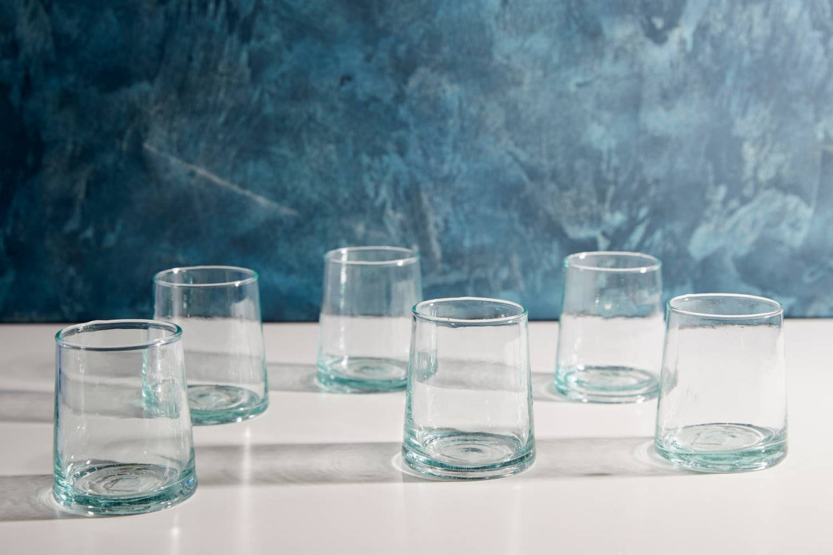 Clear Moroccan Cone Glassware Small | Verve Culture