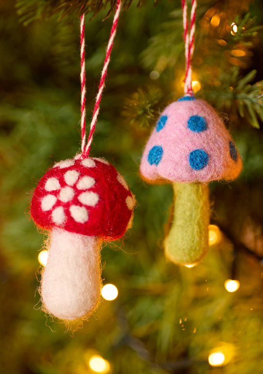 Namaste | Felt Mushroom Decoration