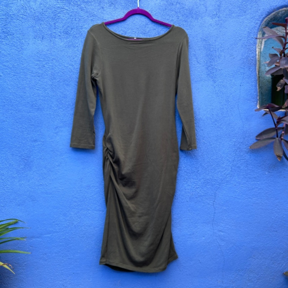 Jarbo Ruched Side Jersey Dress